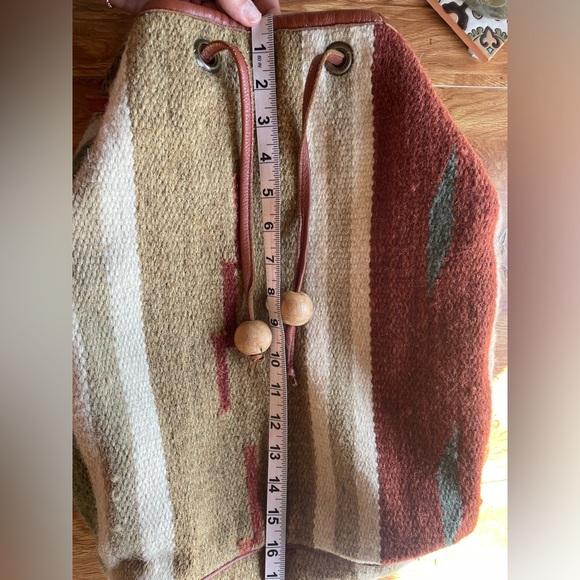 Raj | Vintage Kilim Woven Backpack - Picture 13 of 16